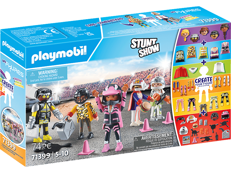 PLAYMOBIL 71399 - My Figures: Stuntshow Spielset, Mehrfarbig PLAYMOBIL 71399 - My Figures: Stuntshow Spielset, Mehrfarbig von PLAYMOBIL
