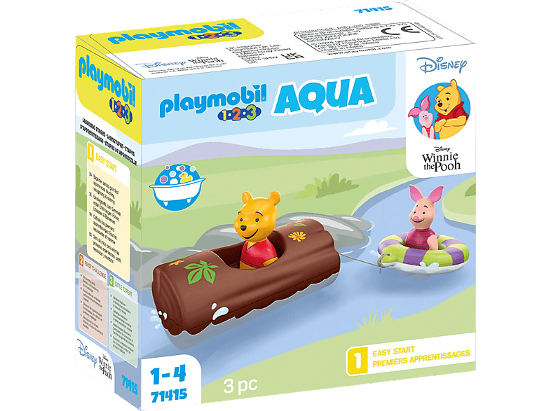 PLAYMOBIL 71415 1.2.3 & Disney: Winnies Ferkels Wasserabenteuer Spielset, Mehrfarbig von PLAYMOBIL