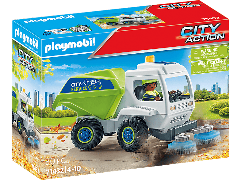 PLAYMOBIL 71432 Kehrmaschine Spielset, Mehrfarbig von PLAYMOBIL