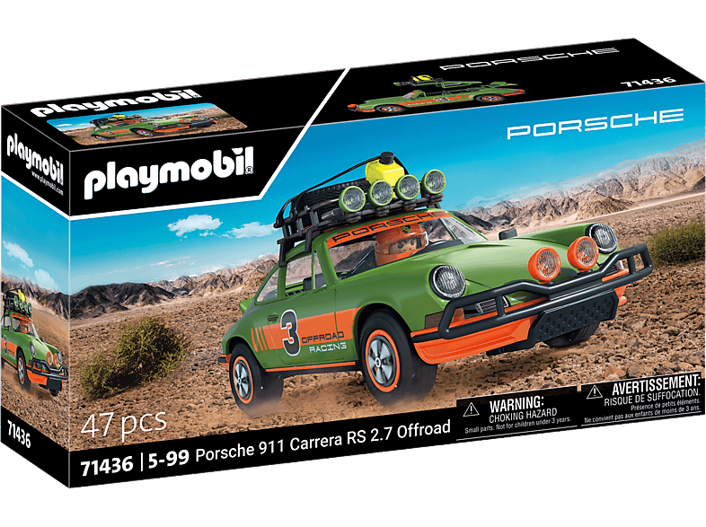 PLAYMOBIL 71436 Porsche 911 Carrera RS 2.7 Offroad Spielset, Mehrfarbig von PLAYMOBIL