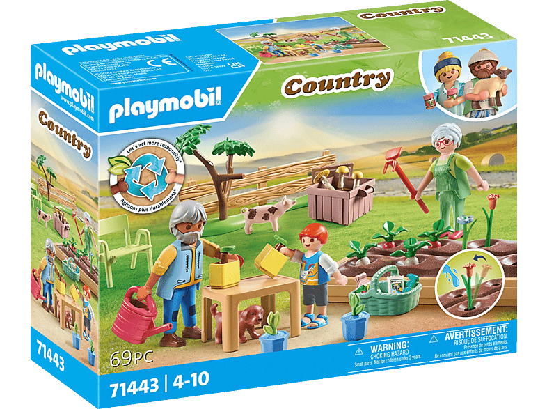 PLAYMOBIL 71443 Idyllischer Gemüsegarten bei den Großeltern Spielset, Mehrfarbig von PLAYMOBIL