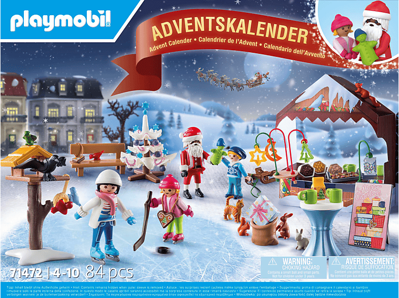 PLAYMOBIL 71472 Adventskalender: Ausflug auf den Weihnachtsmarkt Spielset, Mehrfarbig PLAYMOBIL 71472 Adventskalender: Ausflug auf den Weihnachtsmarkt Spielset, Mehrfarbig von PLAYMOBIL