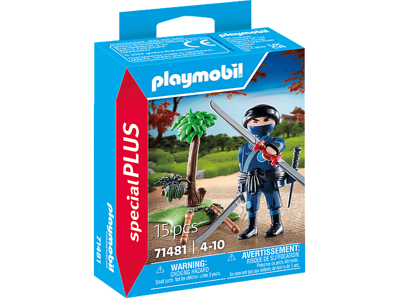 PLAYMOBIL 71481 Ninja mit Ausrüstung Spielset, Mehrfarbig PLAYMOBIL 71481 Ninja mit Ausrüstung Spielset, Mehrfarbig von PLAYMOBIL