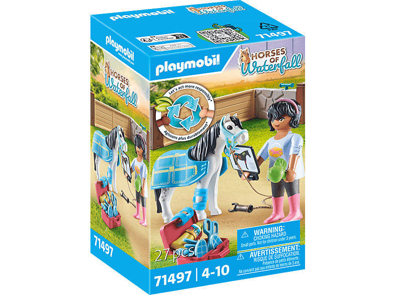 PLAYMOBIL 71497 Pferdetherapeutin Spielset, Mehrfarbig von PLAYMOBIL