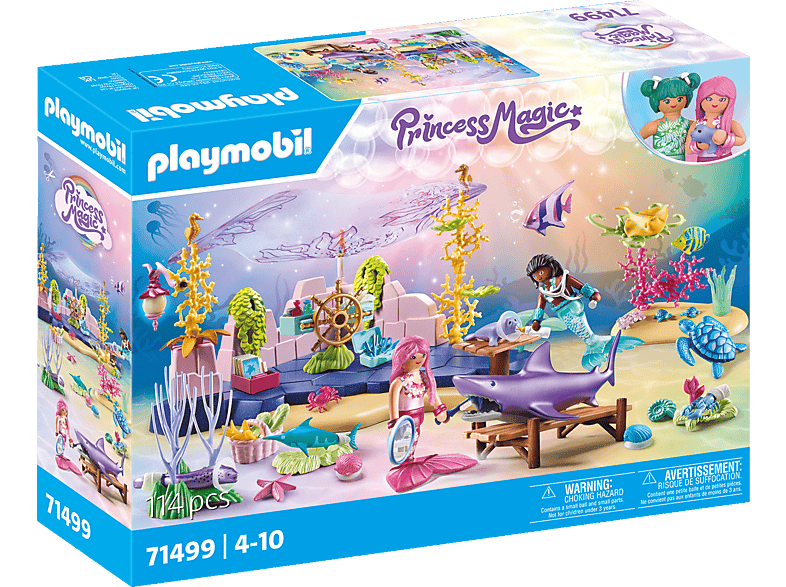 PLAYMOBIL 71499 Meerjungfrauen-Tierpflege Spielset, Mehrfarbig von PLAYMOBIL