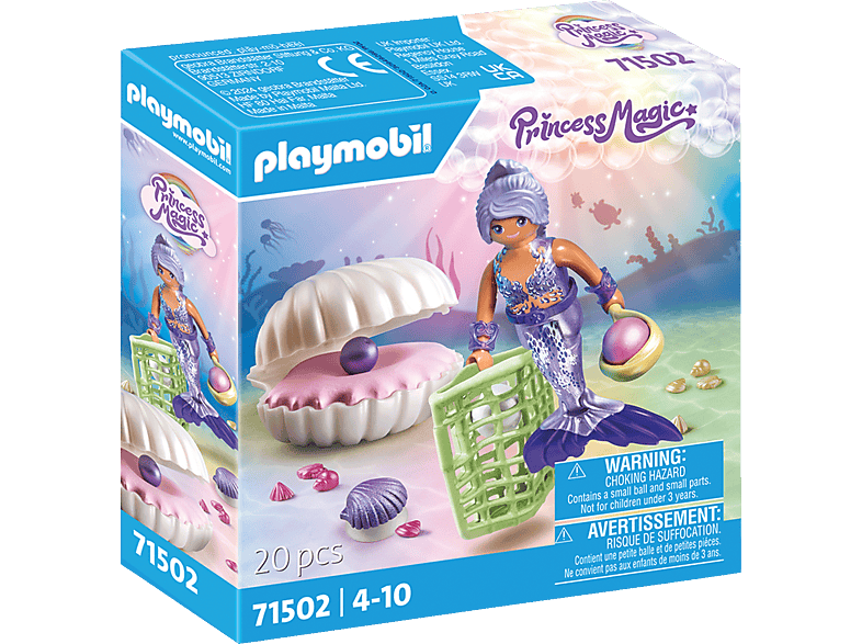 PLAYMOBIL 71502 Meerjungfrau mit Perlmuschel Spielset, Mehrfarbig von PLAYMOBIL