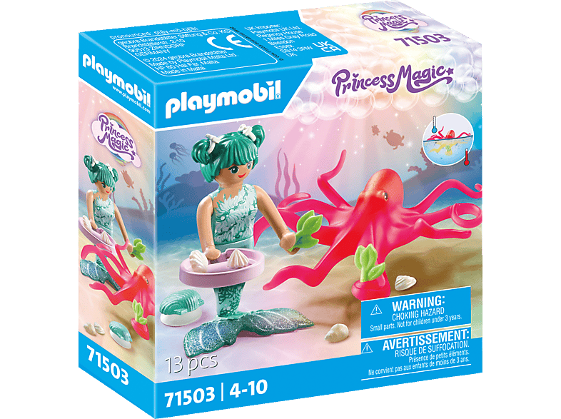 PLAYMOBIL 71503 Meerjungfrrau Frabwechselkrake Spielset, Mehrfarbig von PLAYMOBIL