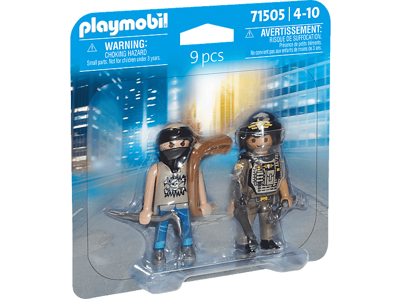 PLAYMOBIL 71505 DuoPack SWAT & Bandit Spielset, Mehrfarbig von PLAYMOBIL