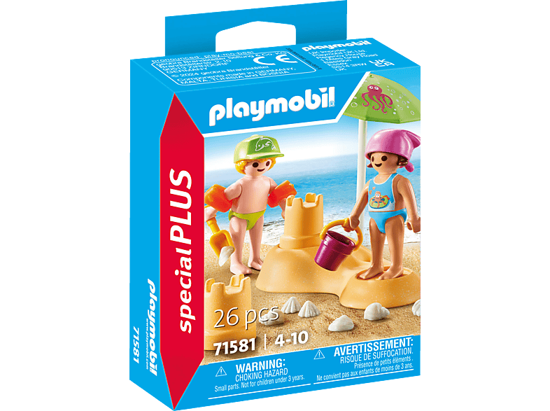 PLAYMOBIL 71581 Kids mit Sandburg Spielset, Mehrfarbig PLAYMOBIL 71581 Kids mit Sandburg Spielset, Mehrfarbig von PLAYMOBIL