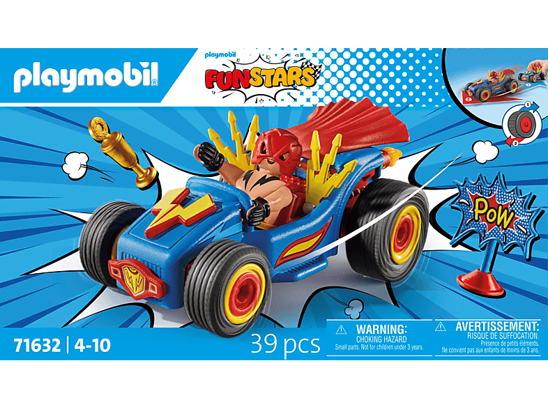 PLAYMOBIL 71632 Rasender Wrestler Spielset, Mehrfarbig PLAYMOBIL 71632 Rasender Wrestler Spielset, Mehrfarbig von PLAYMOBIL