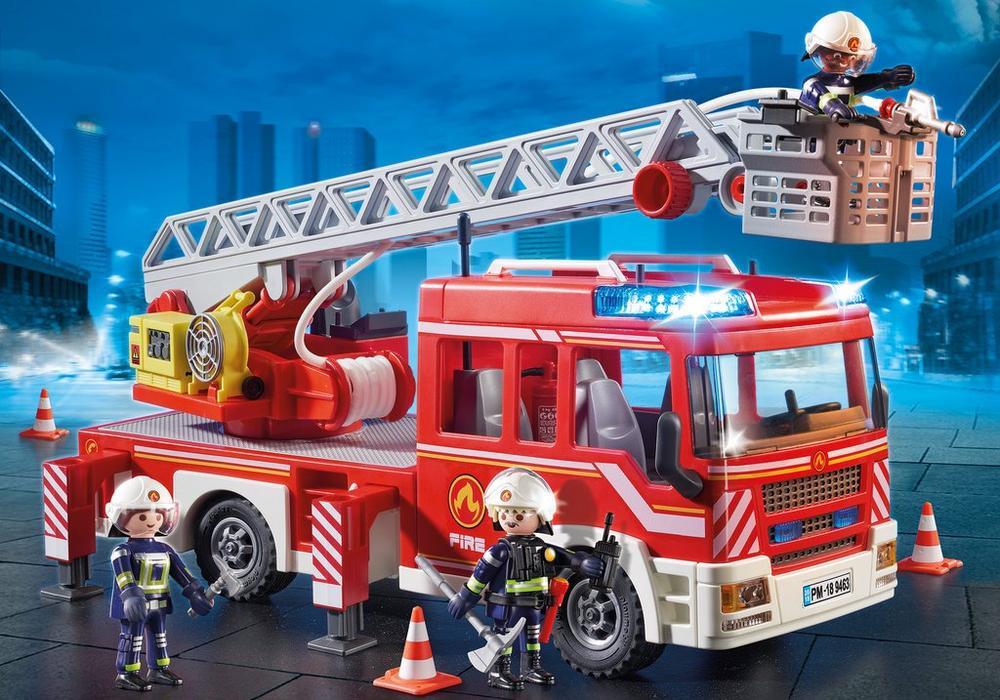 PLAYMOBIL - Feuerwehr-Leiterfahrzeug (9463) von PLAYMOBIL