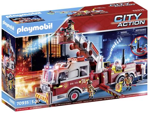 Playmobil® City Action Feuerwehr-Fahrzeug: US Tower Ladder 70935 von PLAYMOBIL