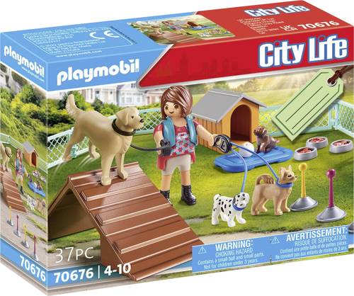 Playmobil® City Life Geschenkset  Hundetrainerin  70676 von PLAYMOBIL