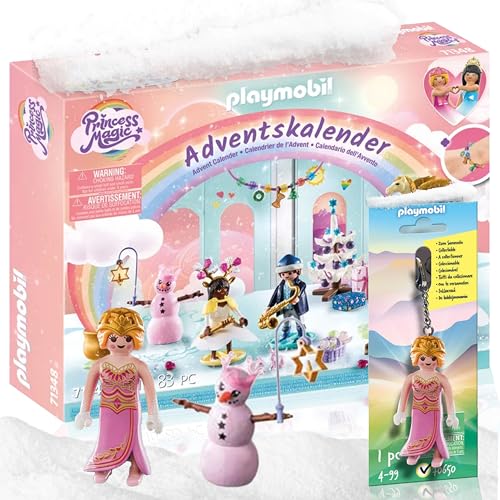 Playmobil 71348 Adventskalender Weihnachtsfest unter dem Regenbogen+Playmobil 70650 Schlüsselanhänger Prinzessin- mit 24 Türchen voller Überraschungen! Playmobil 71348 Adventskalender Weihnachtsfest unter dem Regenbogen+Playmobil 70650 Schlüsselanhänger Prinzessin- mit 24 Türchen voller Überraschungen! von PLAYMOBIL