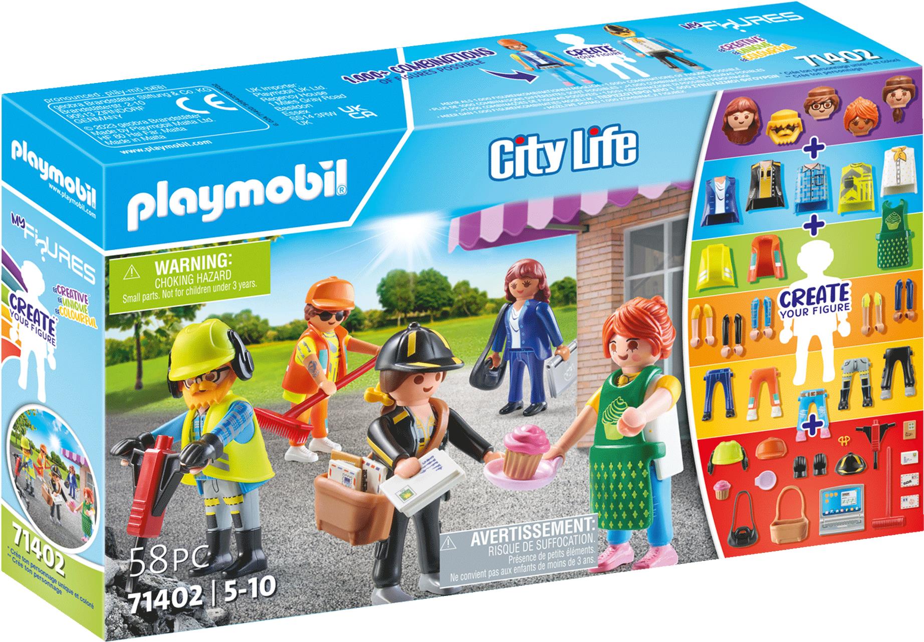 Playmobil City Life My Figures:. Empfohlenes Alter in Jahren (mind.): 5 Jahr(e), Produktfarbe: Mehrfarbig (71402) von PLAYMOBIL