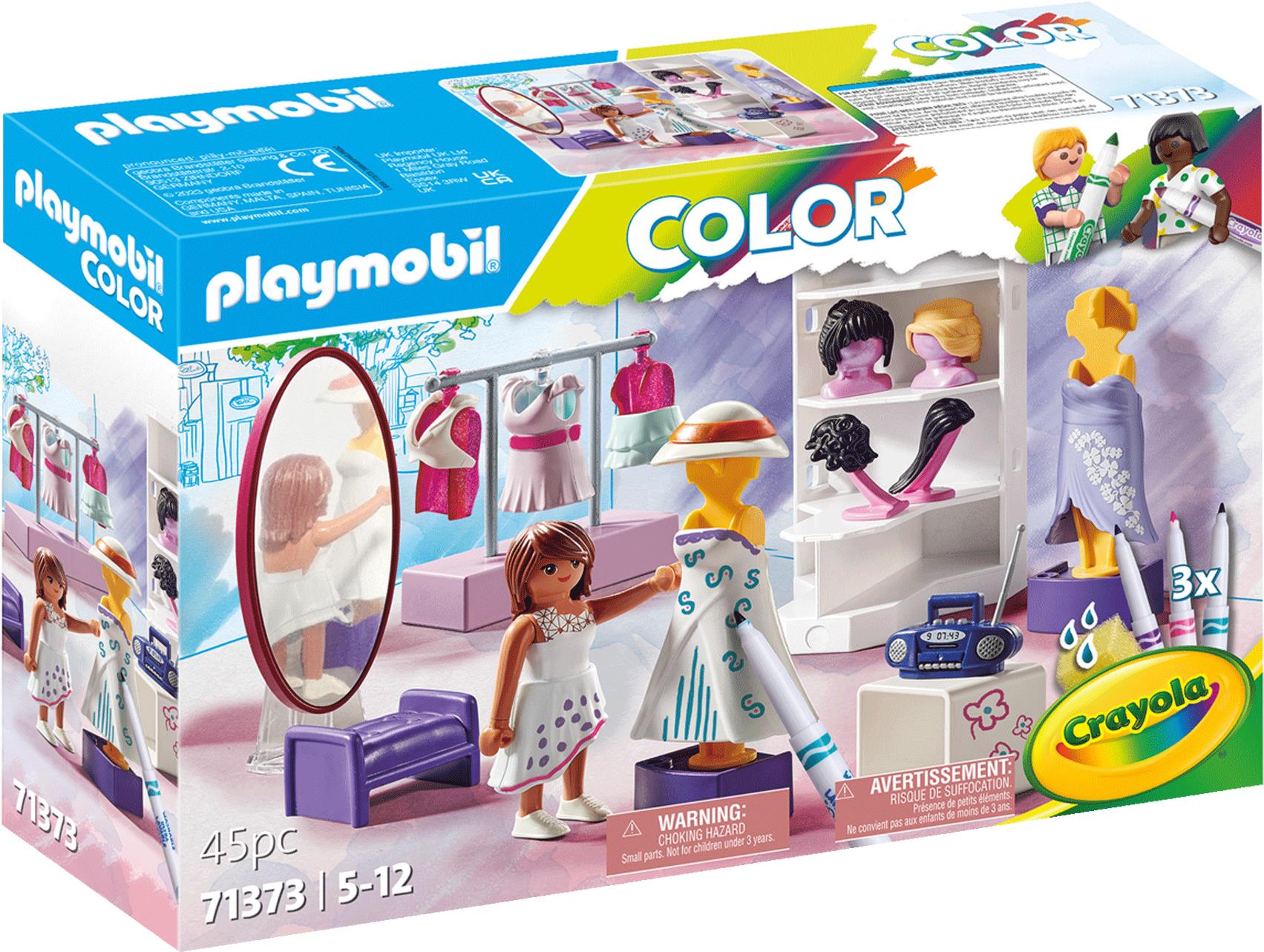 Playmobil Color: Fashion Design Set. Typ: Mode, Empfohlenes Alter in Jahren (mind.): 5 Jahr(e), Empfohlenes Alter in Jahren (max.): 12 Jahr(e), Produktfarbe: Mehrfarbig (71373) von PLAYMOBIL