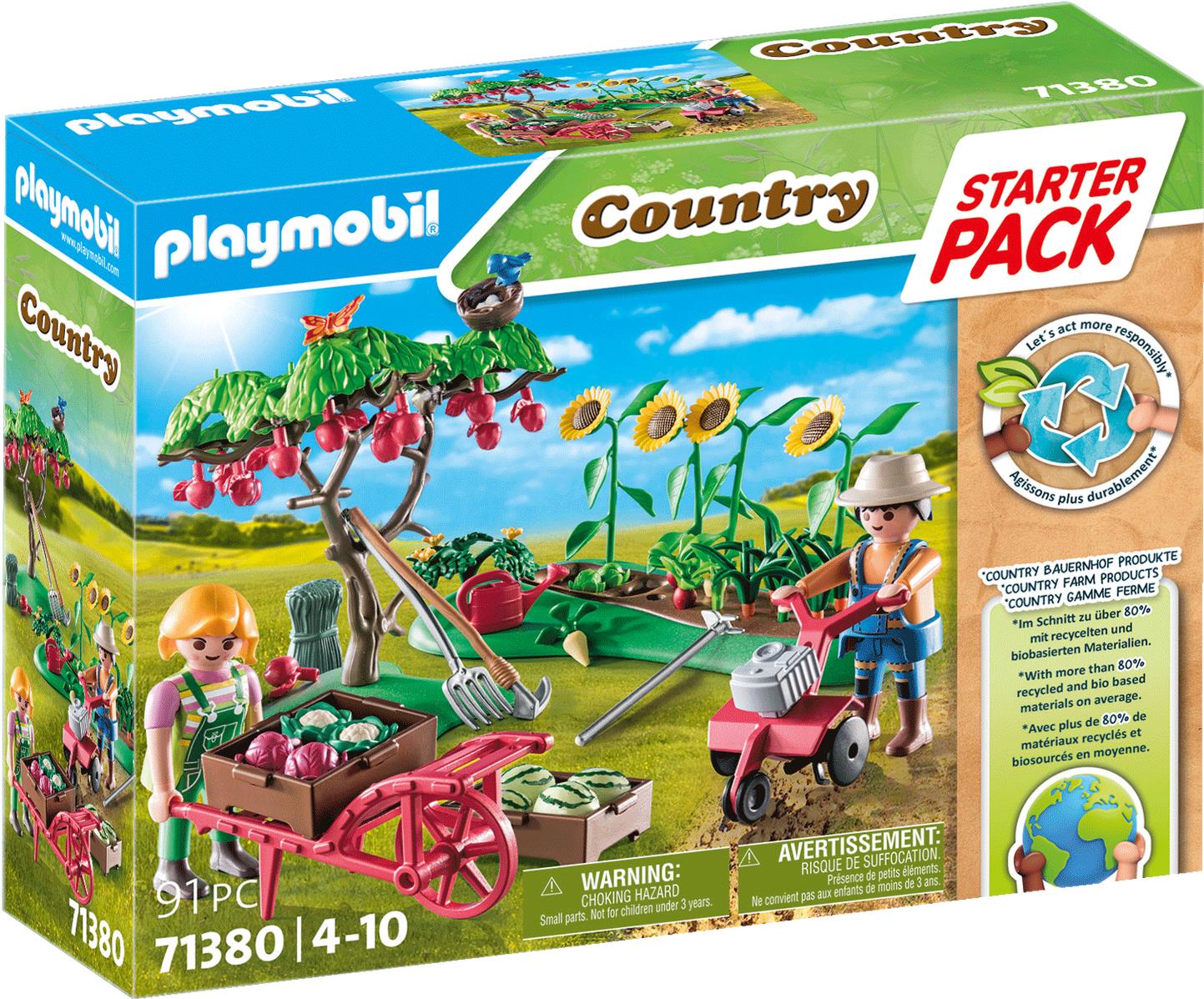 Playmobil Country Starter Pack Farm Vegetable Garden. Typ: Bauernhof, Empfohlenes Alter in Jahren (mind.): 4 Jahr(e), Empfohlenes Alter in Jahren (max.): 10 Jahr(e), Produktfarbe: Mehrfarbig (71380) von PLAYMOBIL