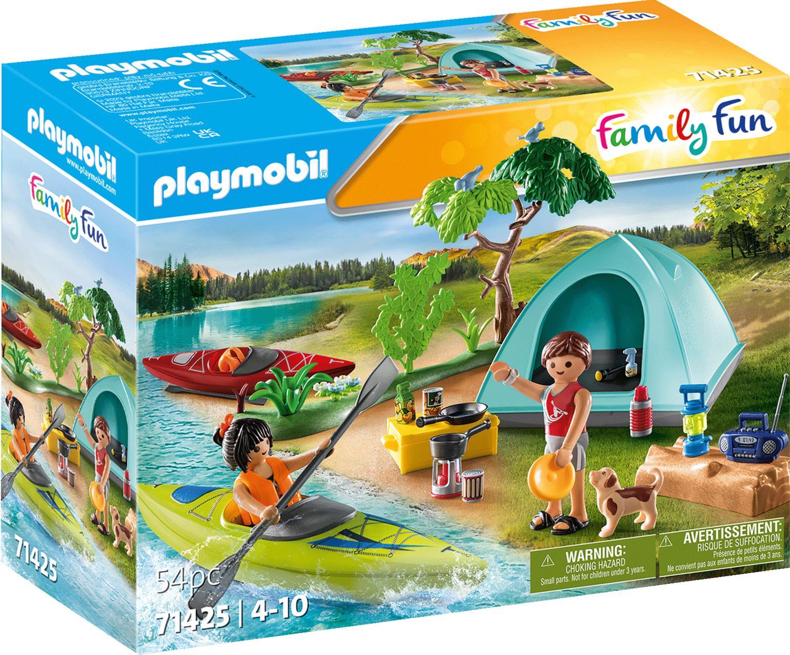 Playmobil FamilyFun Zelten - Aktion/Abenteuer - 4 Jahr(e) - Mehrfarbig (71425) von PLAYMOBIL