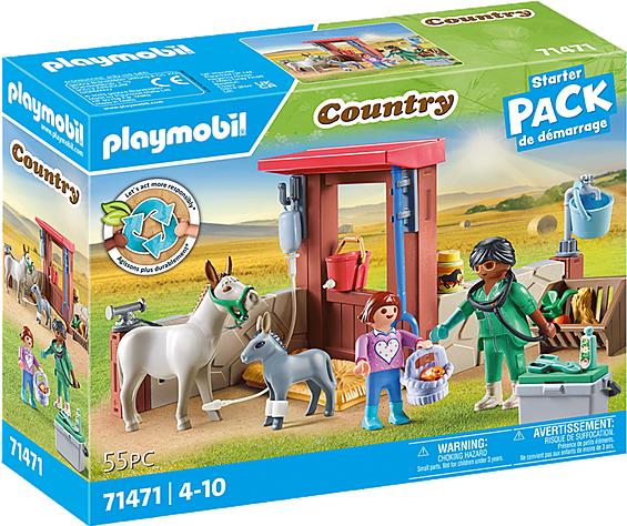 Playmobil Tierarzteinsatz bei den Eseln - Aktion/Abenteuer - 4 Jahr(e) - Mehrfarbig (71471) von PLAYMOBIL