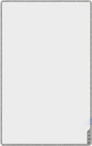 PLAYROOM Playboard Whiteboard - grau - 75 x 118 cm - rahmenlose, beschreibbare Magnetwand mit abgerundeten Ecken - leicht und mobil von PLAYROOM