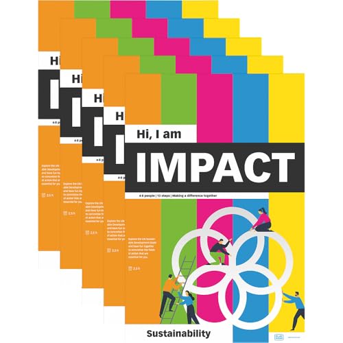 Playroom Impact Flip Papierpad – Set aus 5 Workshop-Tools für nachhaltiges Denken – FSC®-zertifiziert – Kompaktes DIY-Framework – englischsprachig von PLAYROOM