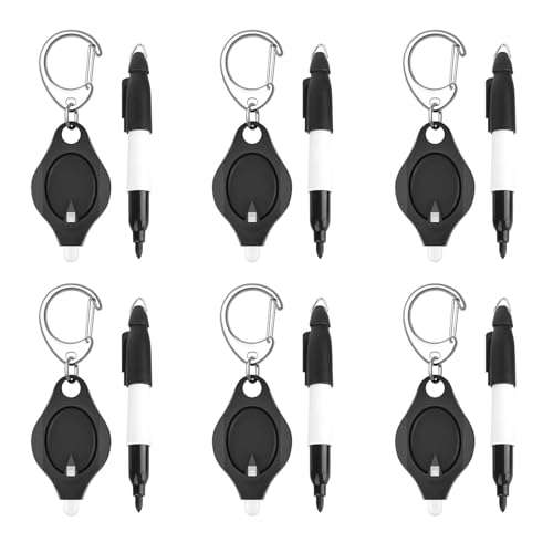 12 Teile Tragbare Schlüsselrampe Und Permanent Marker LED Taschenlampe Schlüsselbund Zum Camping Wanderfischen 12 Teile Tragbare Schlüsselrampe Und Permanent Marker LED Taschenlampe Schlüsselbund Zum Camping Wanderfischen von PLCPDM