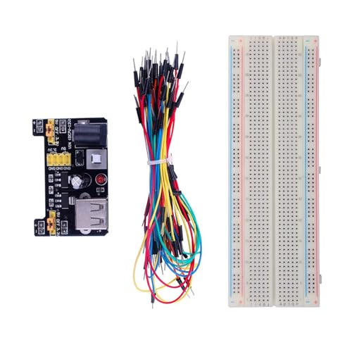 3 3 V/5 V MB102 Breadboard Leistungsmodul + 65 Pullover Kabel + MB102 830 Punkte Prototyp Brotplatte Für Kits von PLCPDM