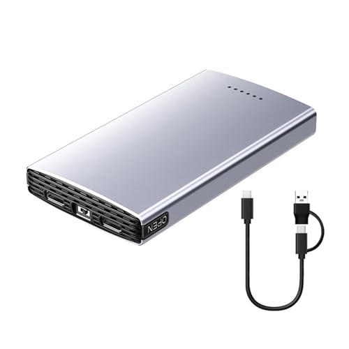 NVME Solid Disk Adapter Case Gehäuseunterstützung 2 Scheiben 20 Gbit / S Schneller Geschwindigkeits Festplatten Fallbox von PLCPDM