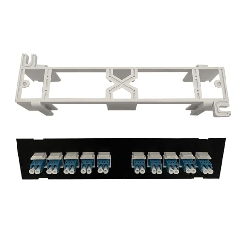 PLCPDM 10-Port Glasfaser Durchgangskoppler Patchpanel Mit Rückwandmontage Oder Rackmontage Für STP Verkabelung von PLCPDM