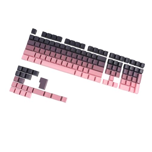 PLCPDM 133PCS Tastenkappen Wärmesublimiertes Tastenkappen Set Mit Farbstoff Subbed Farbe Für Mechanische Tastatur Für Schreibkräfte von PLCPDM