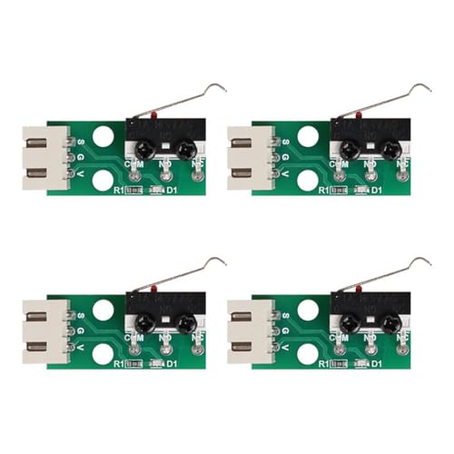 PLCPDM 4pcs Hohe Präzisions Mechanische Endstopp Limitschalter 3D Drucker Endstoppschalter Steuerungsbegrenzungsschalter Für AnyCubi von PLCPDM