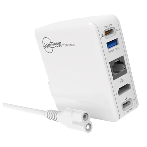 PLCPDM 5 In 1 Tragbare USB Ladedockstation Stromadapter Mit PD60W Technologie Für Gaming USB2.0 Für Keyboards Maus von PLCPDM