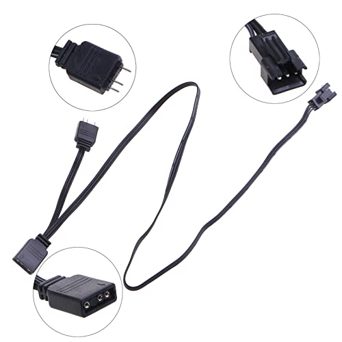 PLCPDM 5V 3Pin ARGB Splitter Kabel 3 Pins Verlängerung Stecker Kabel Draht Für LED Licht Streifen 50cm Länge ARGB 1PC von PLCPDM