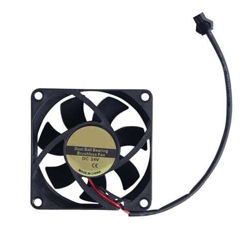 PLCPDM Doppellager Lüfter 24 V 7025 5000 U/min Extruder Hotend Kühler Kühler Hotend Lüfter 70 X 70 X 25 Mm Für 3D Drucker Zubehör von PLCPDM