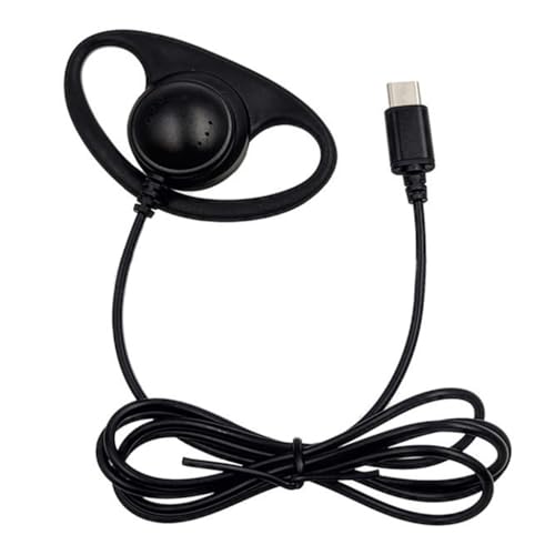 PLCPDM Einseitiger USB-C-Ohrbügel-Kopfhörer, Headsets für Handys, Tablets, PCs, Computer, MP3-Player, Mobiltelefone von PLCPDM