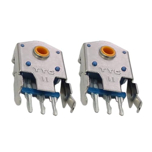 PLCPDM Maus-Encoder, 11 mm, Gold/Grün/Silber/staubdichte Goldkerne, hohe Genauigkeit, für RIAVL 300, 600, 700 Maus-Decoder, 2 Stück von PLCPDM