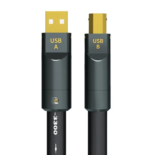 PLCPDM Professionelle 6N Einkristallkupper USB A Bis B Kabeldraht Verbessert Die Detaillierte Schall Aluminiumfolie Abschirmung von PLCPDM