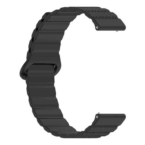 PLCPDM Silikon Uhrenarmband Armband Gürtel Mit Magnetverschlüssen Passend Für 18 Mm 20 Mm 22 Mm Smartwatch Bequemes Tägliches Tragen PLCPDM Silikon Uhrenarmband Armband Gürtel Mit Magnetverschlüssen Passend Für 18 Mm 20 Mm 22 Mm Smartwatch Bequemes Tägliches Tragen von PLCPDM