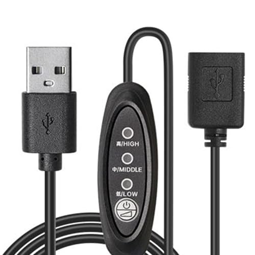 PLCPDM USB Kabel Mit Verlängerungskabel 3 Geschwindigkeitsregler Für USB Lampe USB Lüfter Stromversorgungsleitung USB Lüfter Geschwindigkeitsreglerkabel von PLCPDM