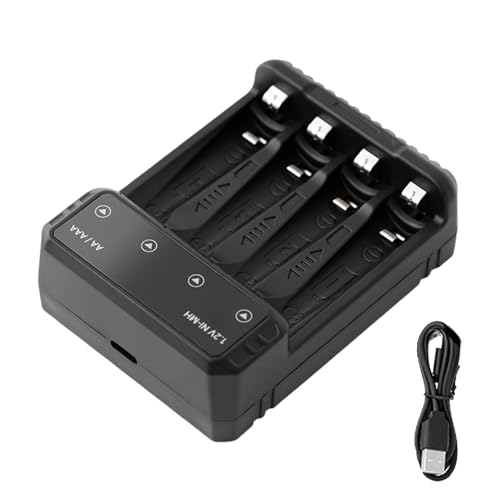 Schnelllades USB C AA/3A Wiederaufladbarer Batterieladbox Mit LED Indikatoren Für Taschenlampen Maus Schnelllades USB C AA/3A Wiederaufladbarer Batterieladbox Mit LED Indikatoren Für Taschenlampen Maus von PLCPDM
