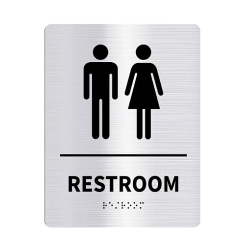 Toilettenschilder Männer Und Frauen Badezimmerschilder WCS Öffentliches Toilettenführer Hotel Links Und Rechts Acryl Toiletten Eingabeaufforderung von PLCPDM