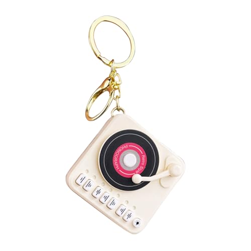 Tragbare Turntables Player Keychain Music Box Anhänger Für Sammler Retro Enthusiasten Lebendig Farbdauer Tragbare Turntables Player Keychain Music Box Anhänger Für Sammler Retro Enthusiasten Lebendig Farbdauer von PLCPDM