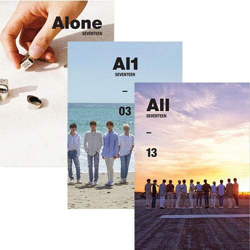 SEVENTEEN [AL1] 4th Mini Album ALONE Ver. CD + Fotobuch + Postkarte + Karte + Aufkleber + K-POP VERSIEGELT + VERFOLGUNGSNUMMER von PLEDIS ENTERTAINMENT