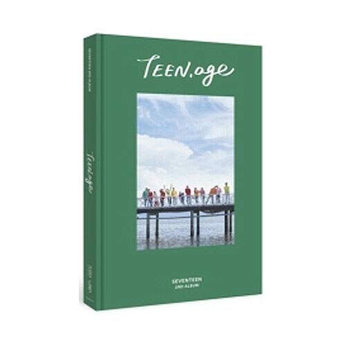 SEVENTEEN [TEEN, AGE] 2nd Album GREEN Ver. CD+Book+Card+Stand+Poster+Sticker+GIFT+etc+K-POP SEALED+TRACKING NUMBER von PLEDIS ENTERTAINMENT