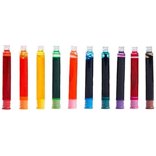 Sac Tintenpatronen-Set, 10 Farben/Box, Einweg-Tintenpatronen, für 3,4 mm Füllfederhalter, Schreibstation, farbiger Bürostift Sac Tintenpatronen-Set, 10 Farben/Box, Einweg-Tintenpatronen, für 3,4 mm Füllfederhalter, Schreibstation, farbiger Bürostift von PLGEBR