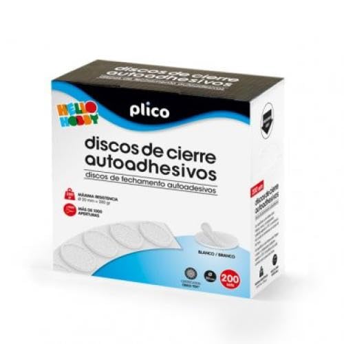 PLICO Scheiben-Klebebänder, Auto-Verschluss, 20 mm, Weiß / 200 U PLICO Scheiben-Klebebänder, Auto-Verschluss, 20 mm, Weiß / 200 U von PLICO