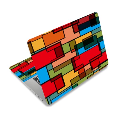 PLIGREAT Buntes quadratisches Muster Laptop Haut Aufkleber Aufkleber Passend für 12" 13" 13,3" 14" 15 Zoll Laptop Universal Abnehmbares Vinyl Notebook Abstrakte Kunst Schutz Netbook PC Aufkleber PLIGREAT Buntes quadratisches Muster Laptop Haut Aufkleber Aufkleber Passend für 12" 13" 13,3" 14" 15 Zoll Laptop Universal Abnehmbares Vinyl Notebook Abstrakte Kunst Schutz Netbook PC Aufkleber von PLIGREAT