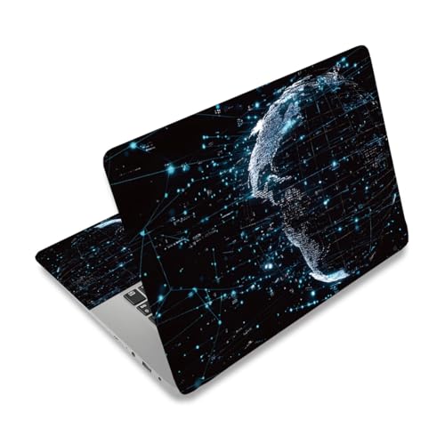 PLIGREAT Digital Earth Laptop Skin Aufkleber Aufkleber Passend für 12" 13" 13,3" 14" 15 Zoll Laptop Universal Abnehmbare Vinyl Notebook Art Protector Netbook PC Cover Aufkleber PLIGREAT Digital Earth Laptop Skin Aufkleber Aufkleber Passend für 12" 13" 13,3" 14" 15 Zoll Laptop Universal Abnehmbare Vinyl Notebook Art Protector Netbook PC Cover Aufkleber von PLIGREAT