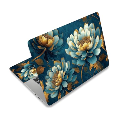 PLIGREAT Gorgerous Golden Flower Laptop Skin Aufkleber Aufkleber Passend für 12" 13" 13,3" 14" 15 Zoll Laptop Cuttable Universal Vinyl Notebook Cartoon Art Protector Netbook PC Cover Aufkleber PLIGREAT Gorgerous Golden Flower Laptop Skin Aufkleber Aufkleber Passend für 12" 13" 13,3" 14" 15 Zoll Laptop Cuttable Universal Vinyl Notebook Cartoon Art Protector Netbook PC Cover Aufkleber von PLIGREAT