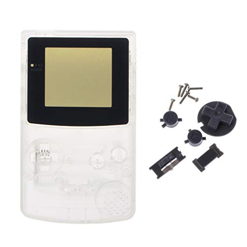 Neue Vollgehäuse-Shell-Abdeckung für Game Boy Color GBC-Ersatzteil-Gehäuse-Shell-Pack -Transparent [video game] von PLMN